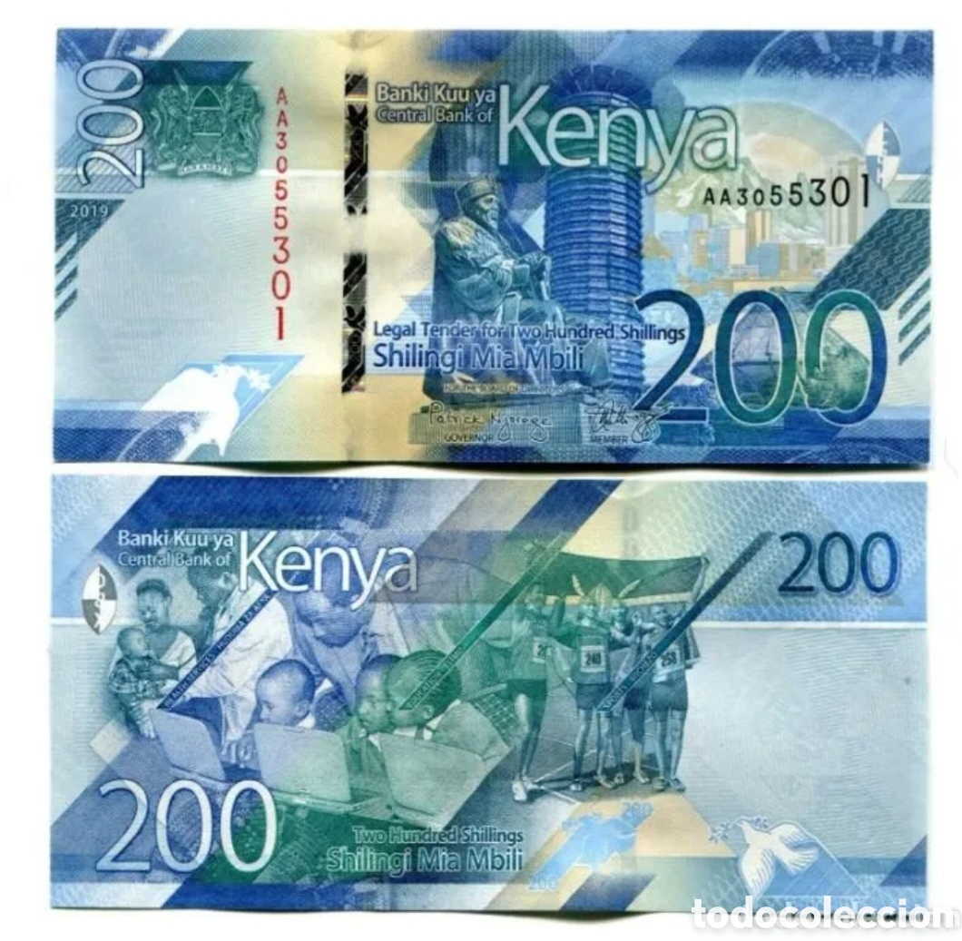 Billetes extranjeros: Billete kenya original % sin circular - Foto 1
