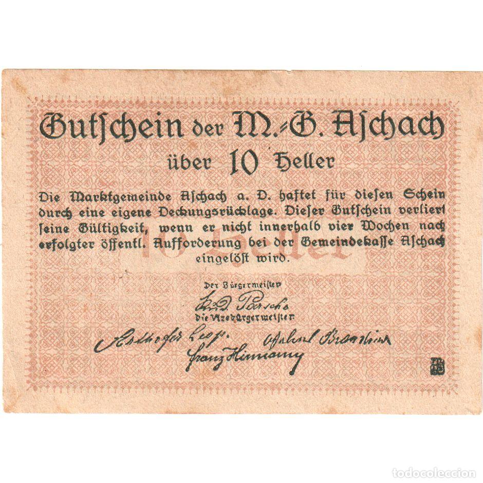 Billetes extranjeros: [#289628] Austria, Aschach, 10 Heller, BC - Foto 1