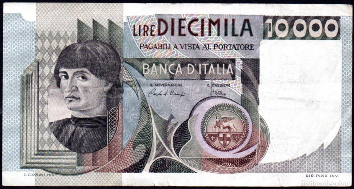Billetes extranjeros: ITALIA - 10000 LIRAS 1976 - Foto 1
