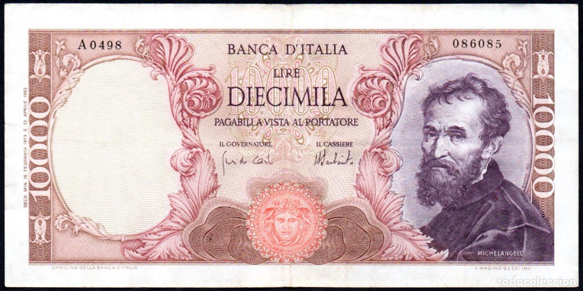 Billetes extranjeros: ITALIA - 10000 LIRAS 1962 - Foto 1