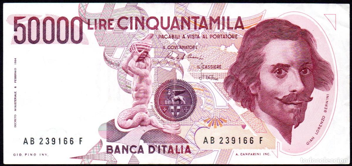 Billetes extranjeros: ITALIA - 50000 LIRAS 1984 - Foto 1