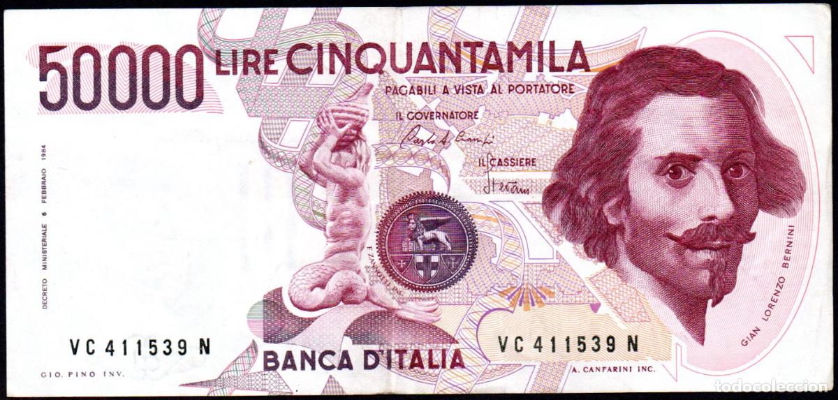 Billetes extranjeros: ITALIA - 50000 LIRAS 1984 - Foto 1