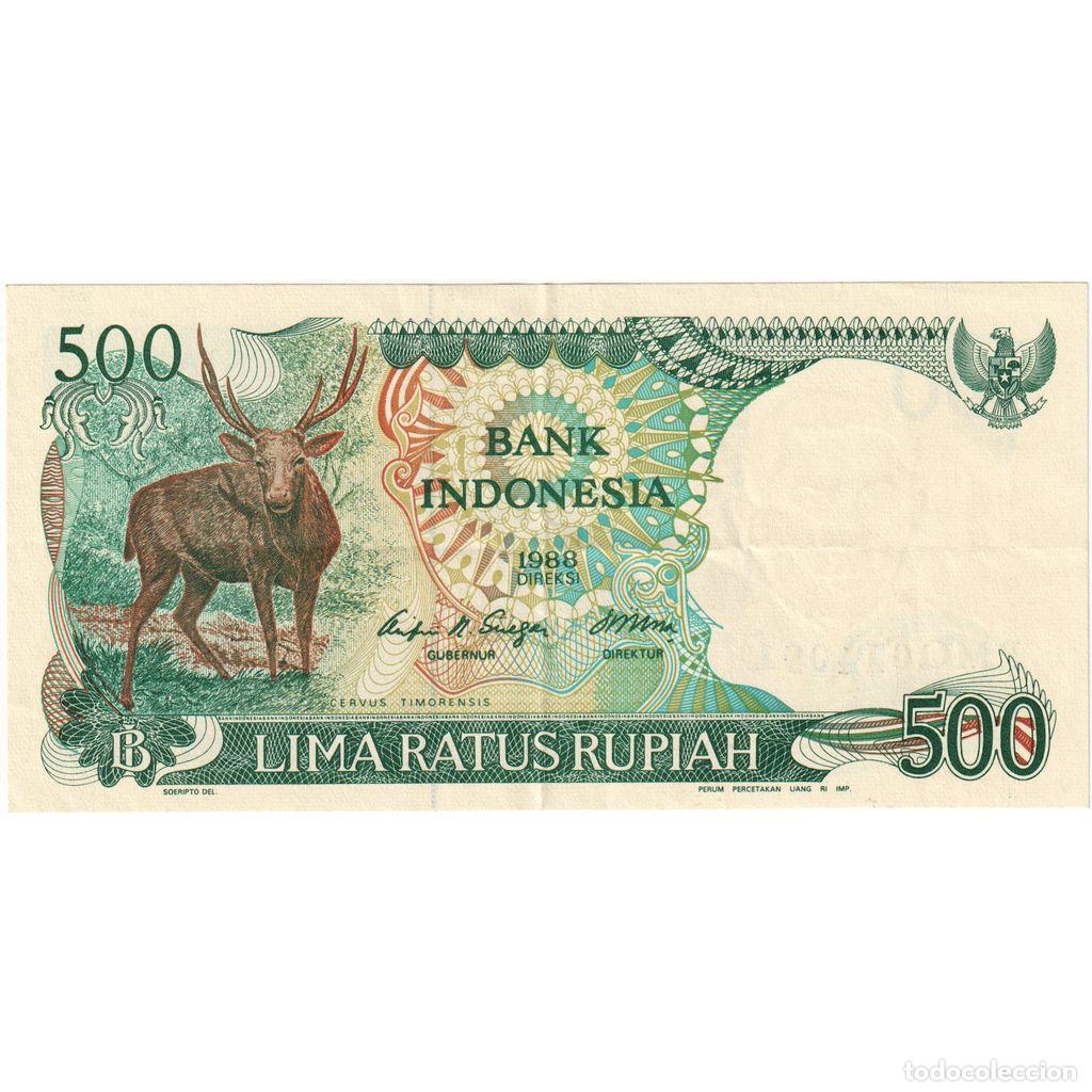 Billetes extranjeros: [#1231345] Indonesia, 500 Rupiah, MBC+ - Foto 1