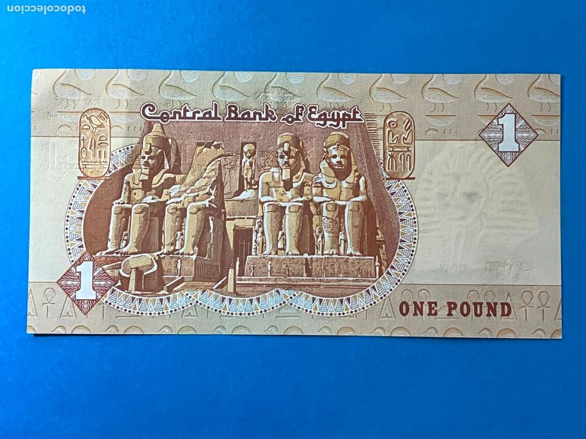 Billetes extranjeros: Egipto - Billete 1 Libra Pound (1978-2008) - Abu Simbel