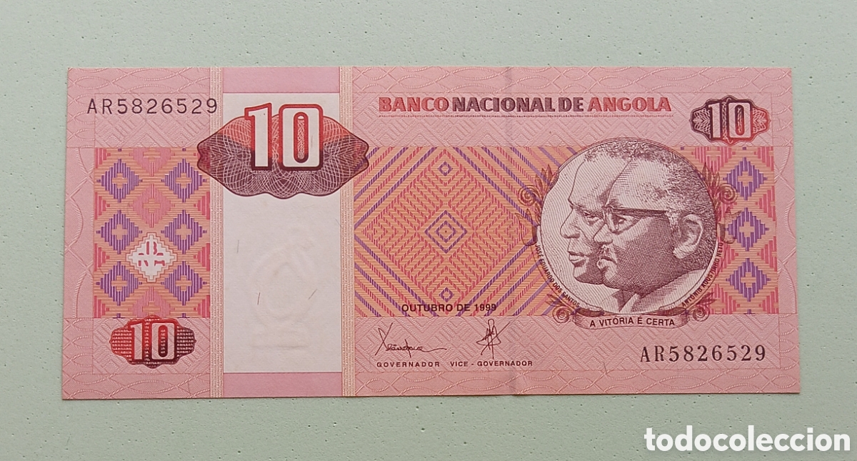 Billetes extranjeros: 10 Kwanza, 1999. Angola. - Foto 1