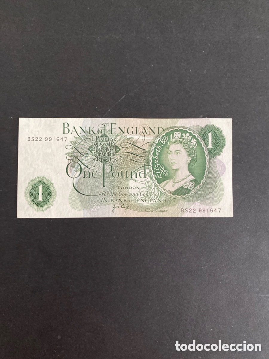 Billetes extranjeros: Billete de Inglaterra - Foto 1