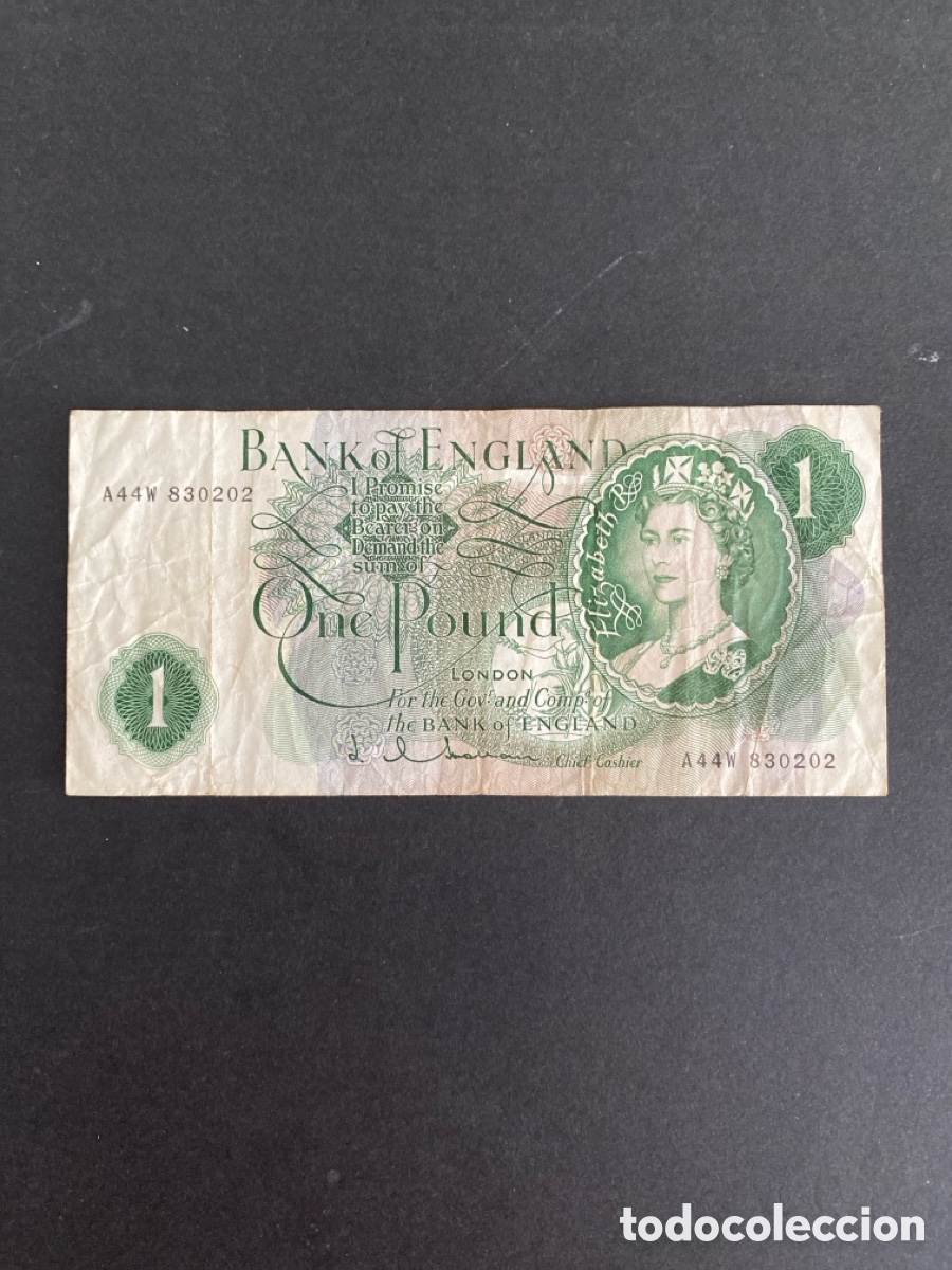 Billetes extranjeros: Billete de Inglaterra - Foto 1