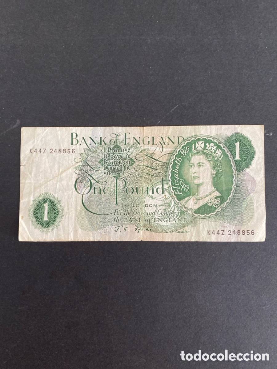Billetes extranjeros: Billete de Inglaterra - Foto 1