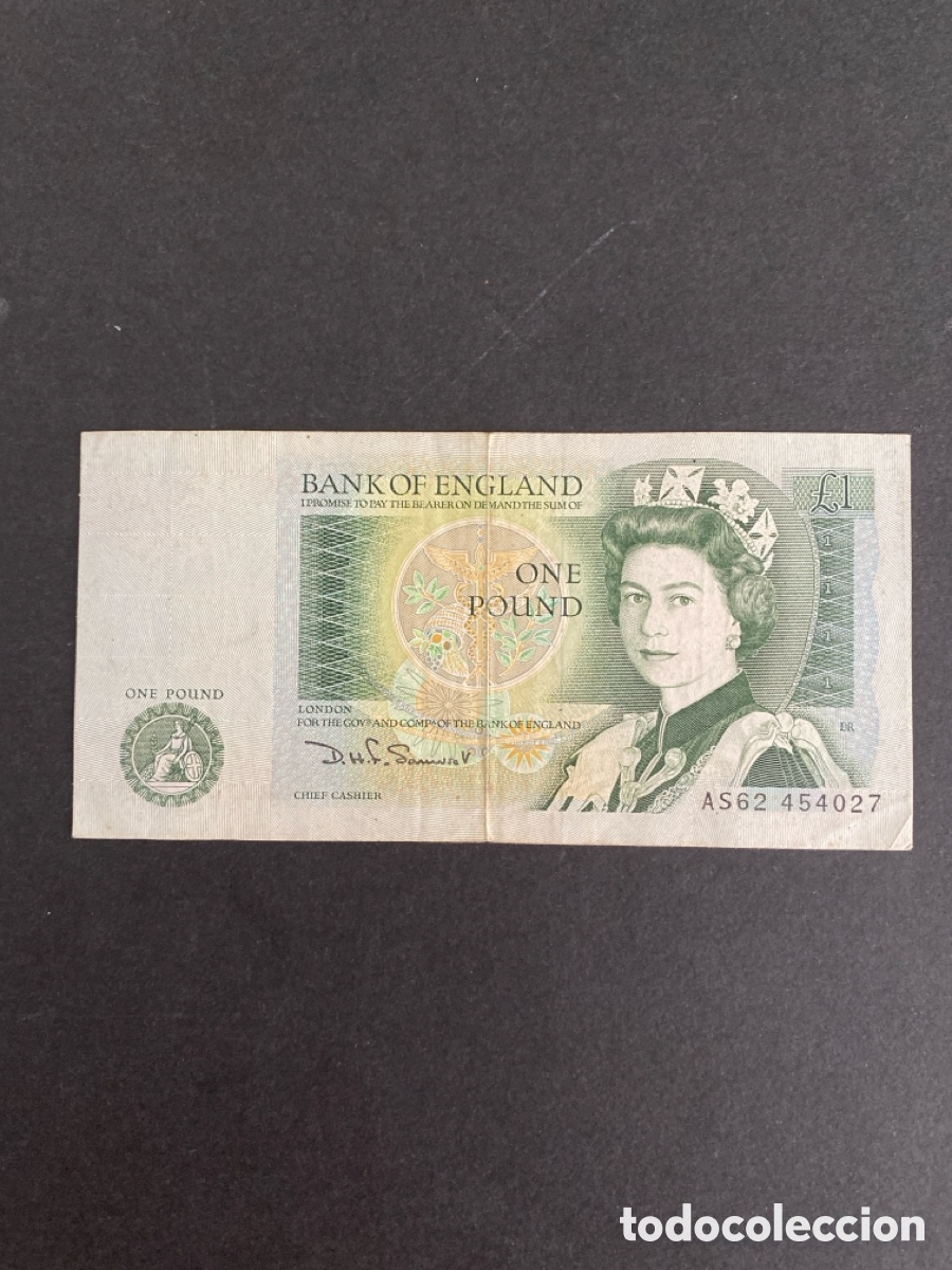 Billetes extranjeros: Billete de Inglaterra - Foto 1