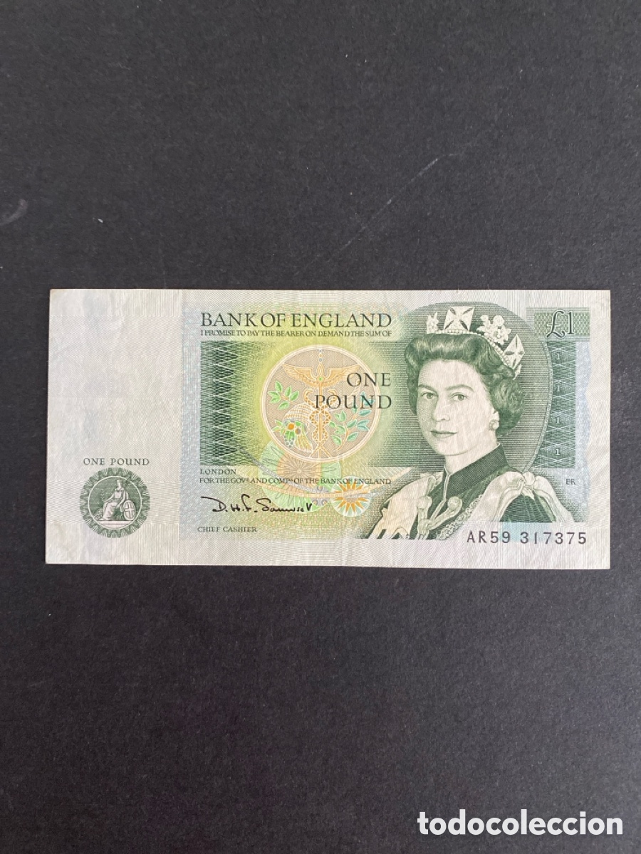 Billetes extranjeros: Billete de Inglaterra - Foto 1
