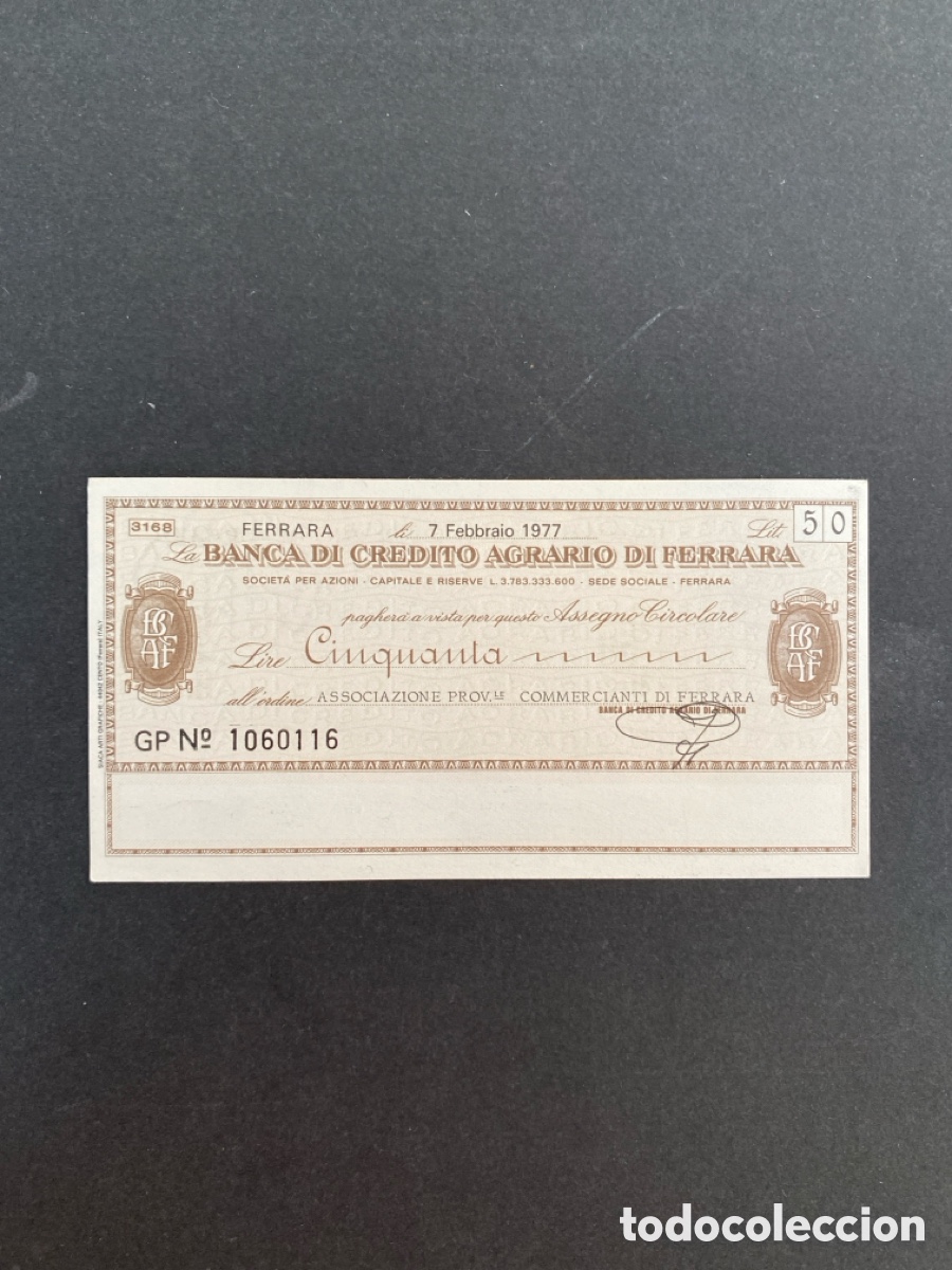 Billetes extranjeros: Billete de Italia 50 lire - Foto 1