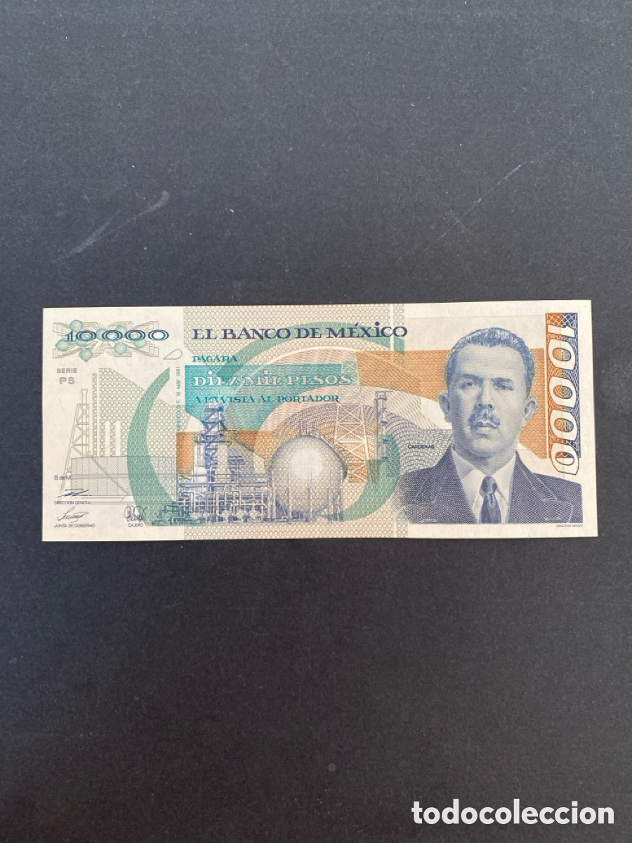 Billetes extranjeros: Billete de Mexico 10000 pesos - Foto 1