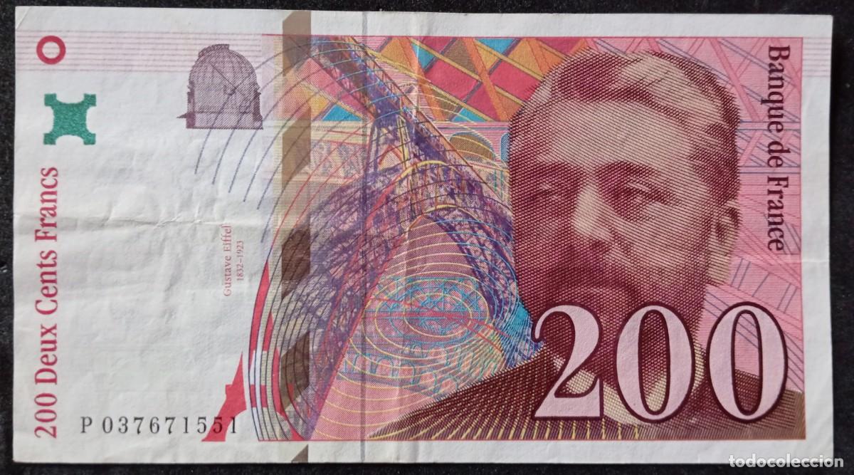Billetes extranjeros: Francia 200 francos 1996 pick 159A (MBC) - Foto 1