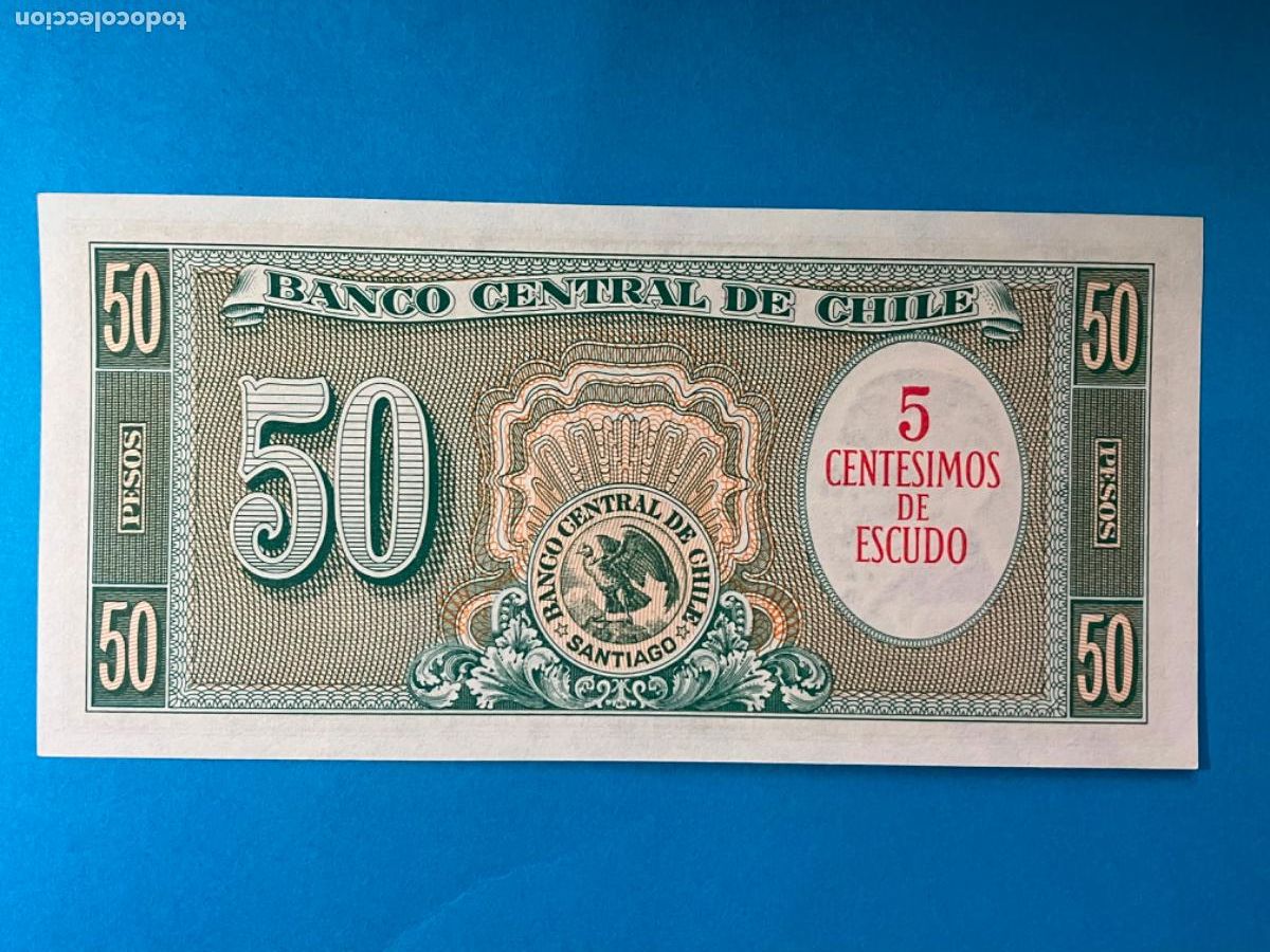 Billetes extranjeros: Chile - Billete 50 pesos - sin circular - Foto 2