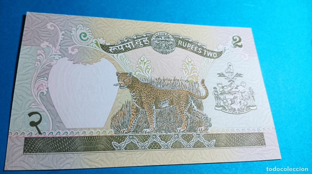 Billetes extranjeros: NEPAL - 2 RUPIAS - P29 - Foto 2