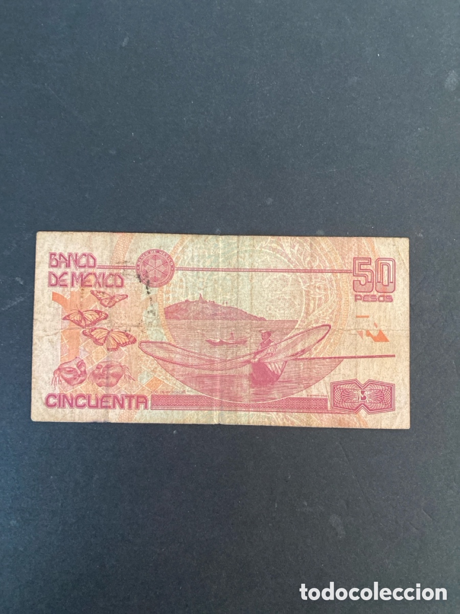 Billetes extranjeros: Billete de Mexico 50 pesos - Foto 2