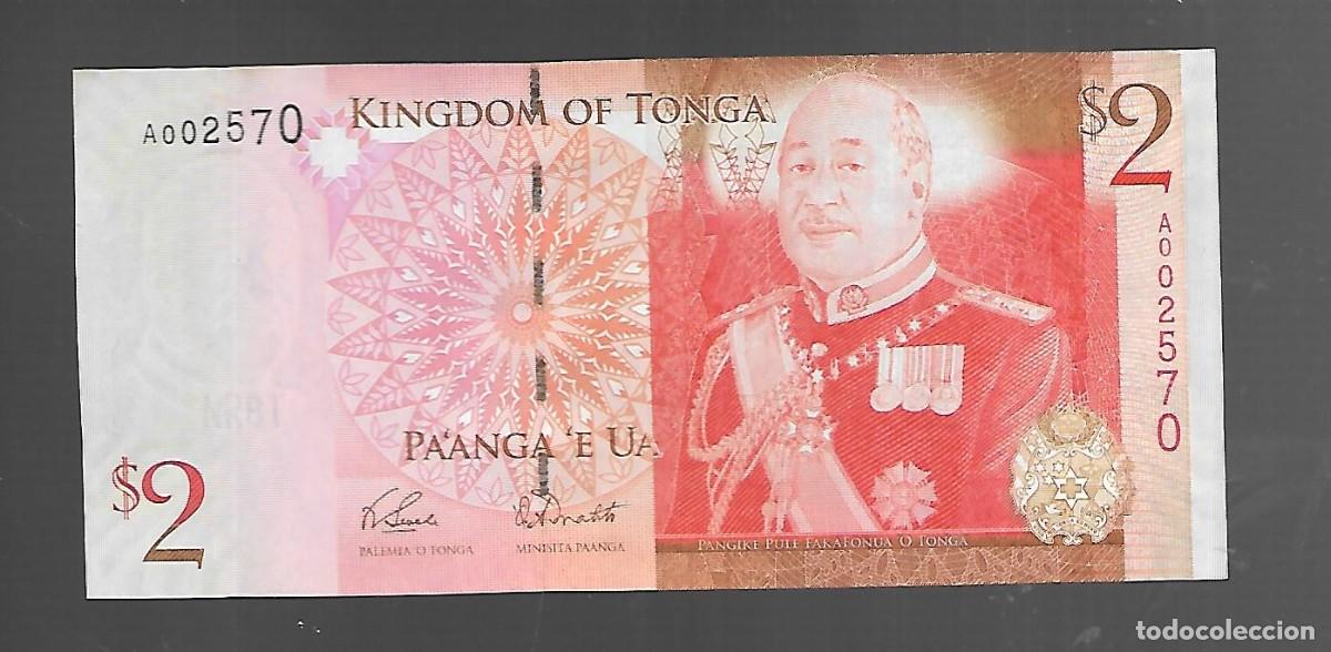 Billetes extranjeros: billetes DE TONGA OCEANIA PLANCHA EL QUE VES - Foto 1