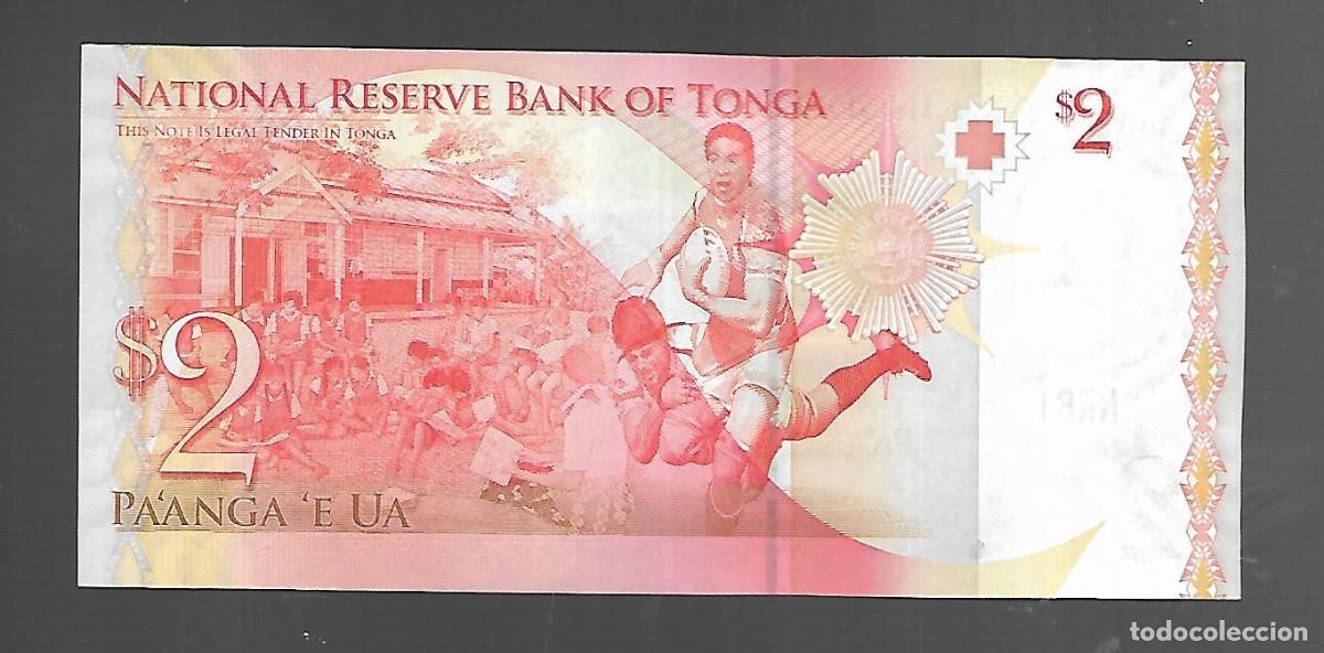 Billetes extranjeros: billetes DE TONGA OCEANIA PLANCHA EL QUE VES - Foto 2
