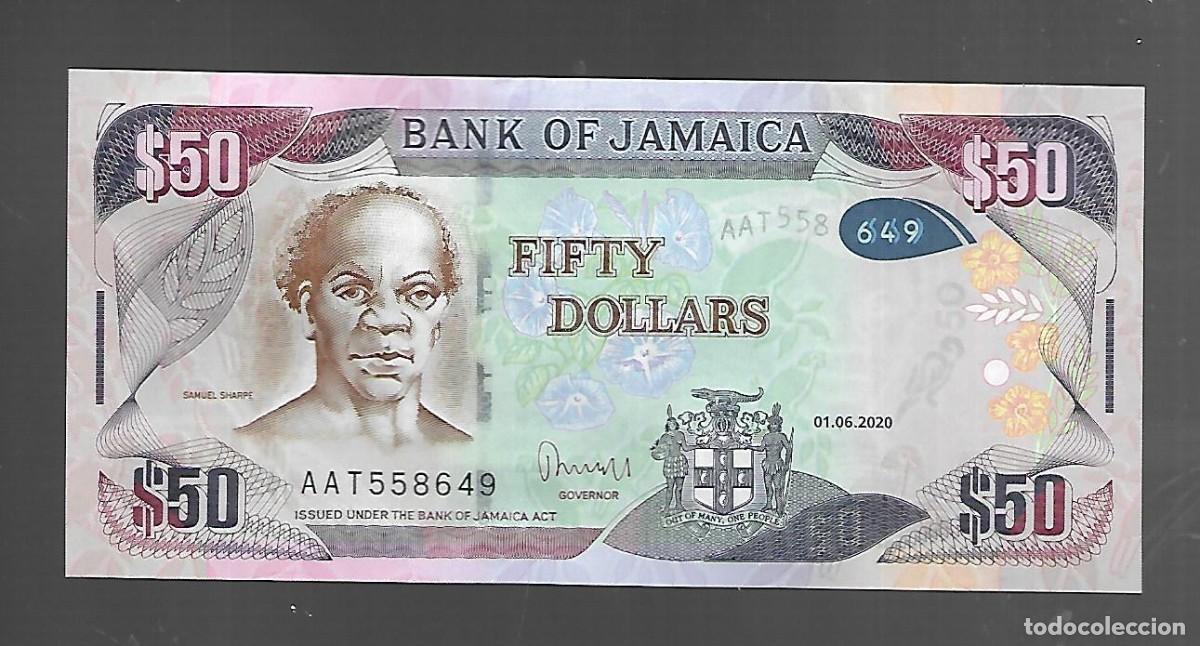 Internationale Banknoten: billetes DE JAMAICA PLANCHA EL QUE VES