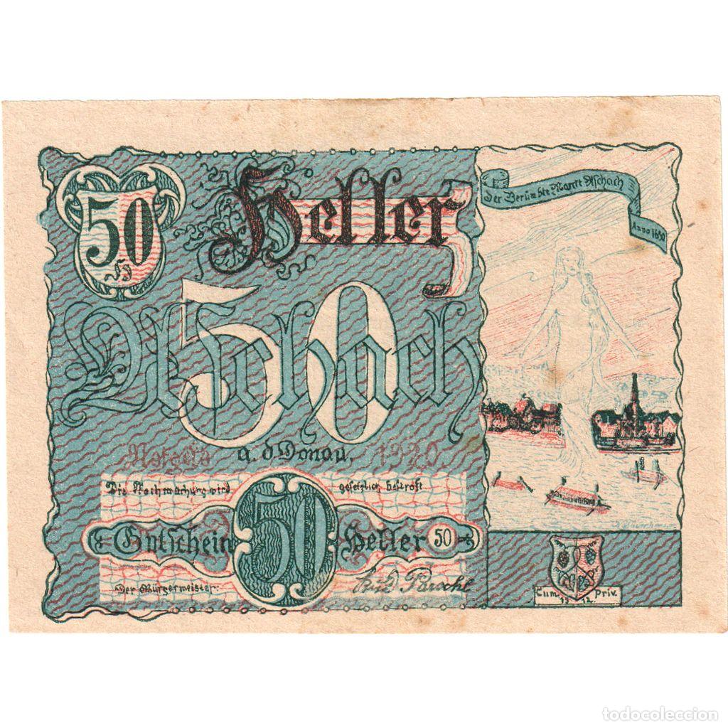 Billetes extranjeros: [#289956] Austria, Aschach, 50 Heller, MBC - Foto 1