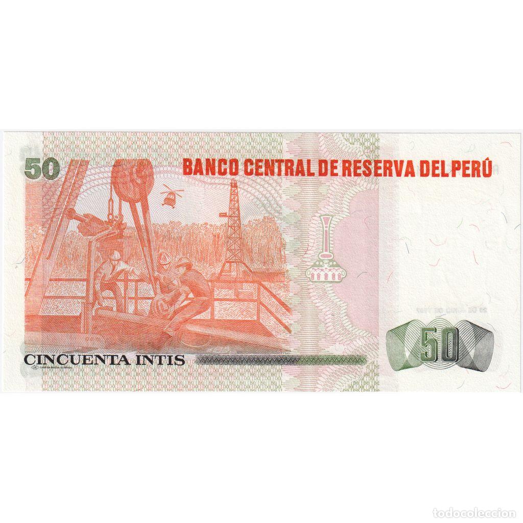 Billetes extranjeros: [#335083] Per&uacute;, 50 Intis, 1987-06-26, UNC - Foto 2