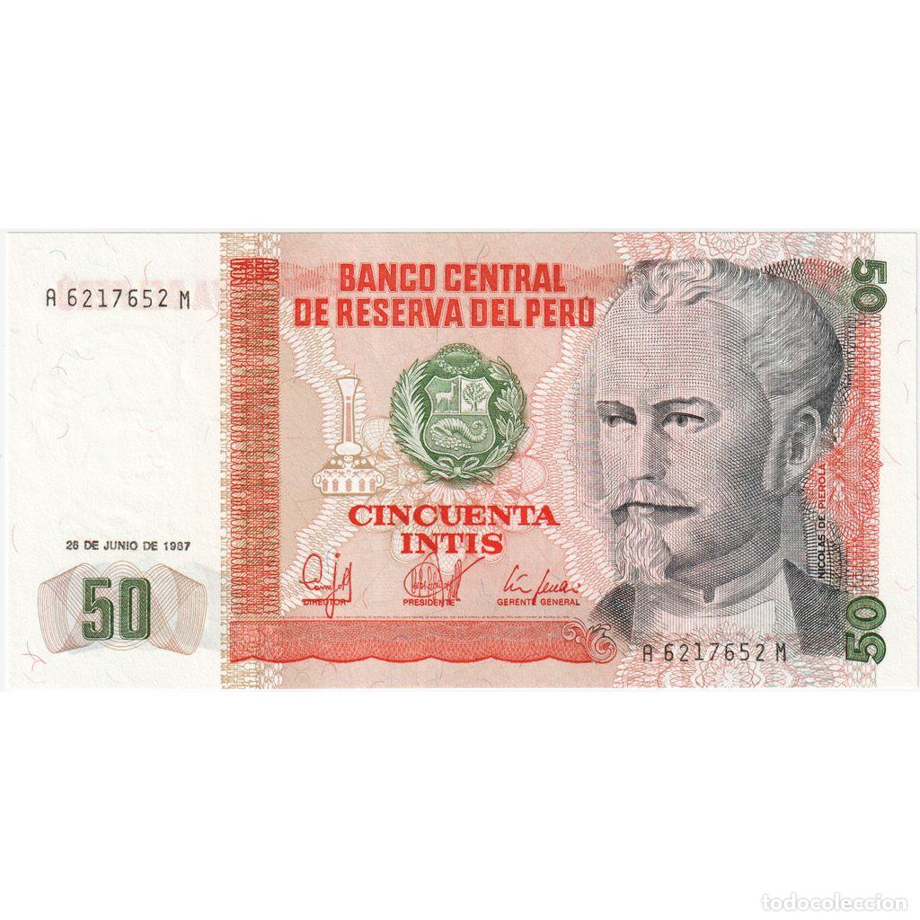 Billetes extranjeros: [#335083] Per&uacute;, 50 Intis, 1987-06-26, UNC - Foto 1