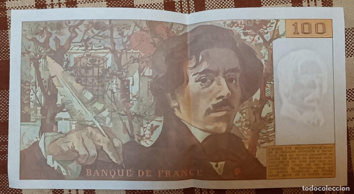 Billetes extranjeros: Billete de 100 francos franceses de 1993 - Foto 1