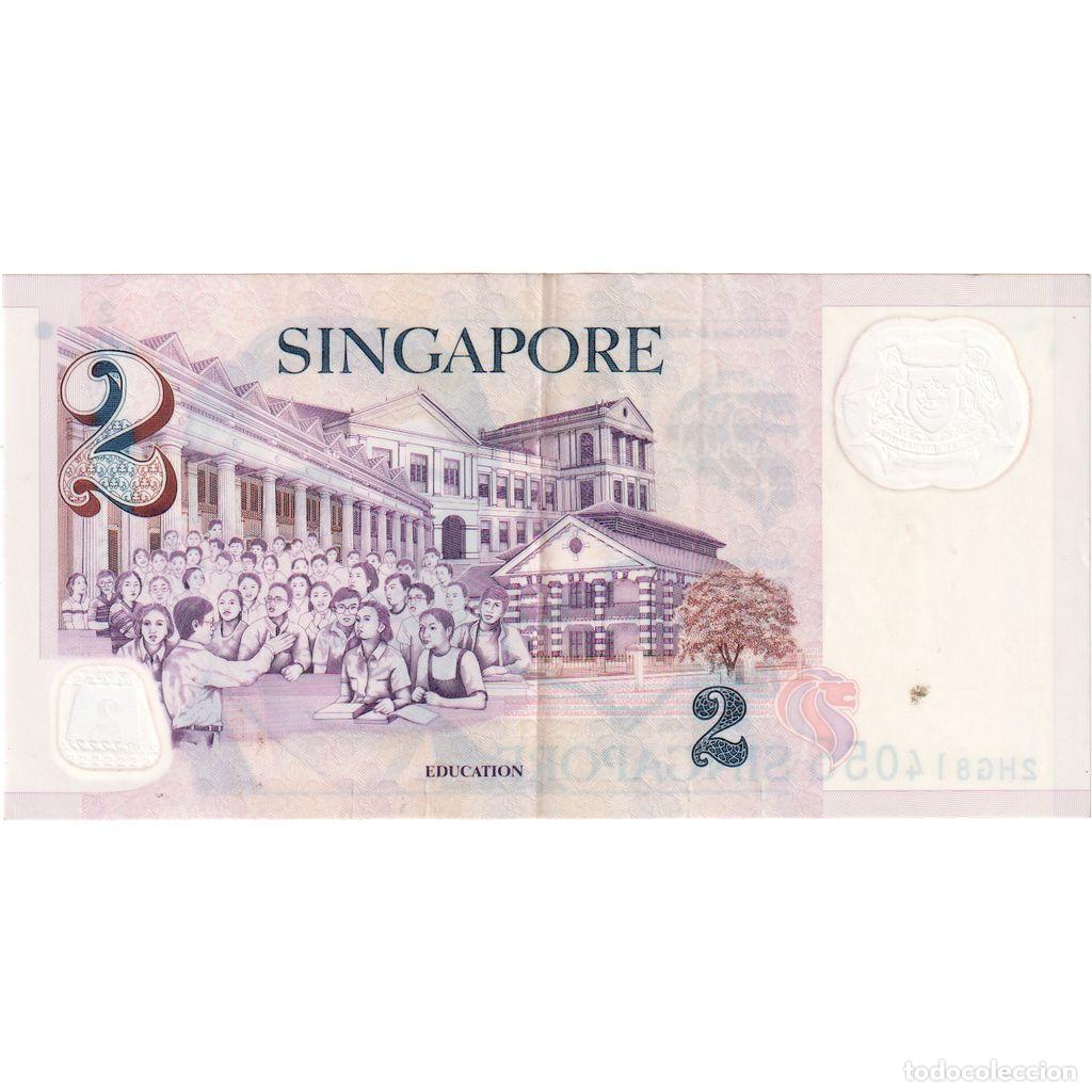 Billetes extranjeros: [#335124] Singapur, 2 Dollars, MBC - Foto 2