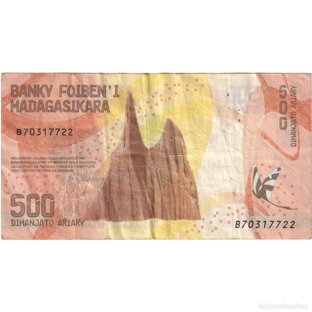 Billetes extranjeros: [#335126] Madagascar, 500 Ariary, BC+ - Foto 2