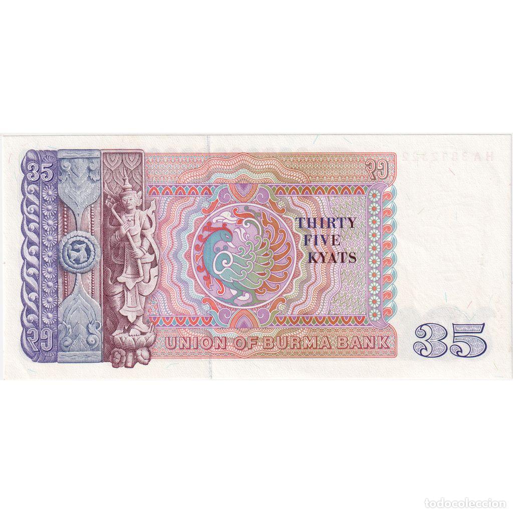 Billetes extranjeros: [#335181] Birmania, 35 Kyats, UNC - Foto 2