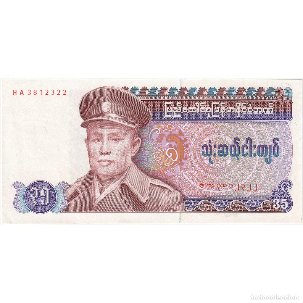 Billetes extranjeros: [#335181] Birmania, 35 Kyats, UNC - Foto 1