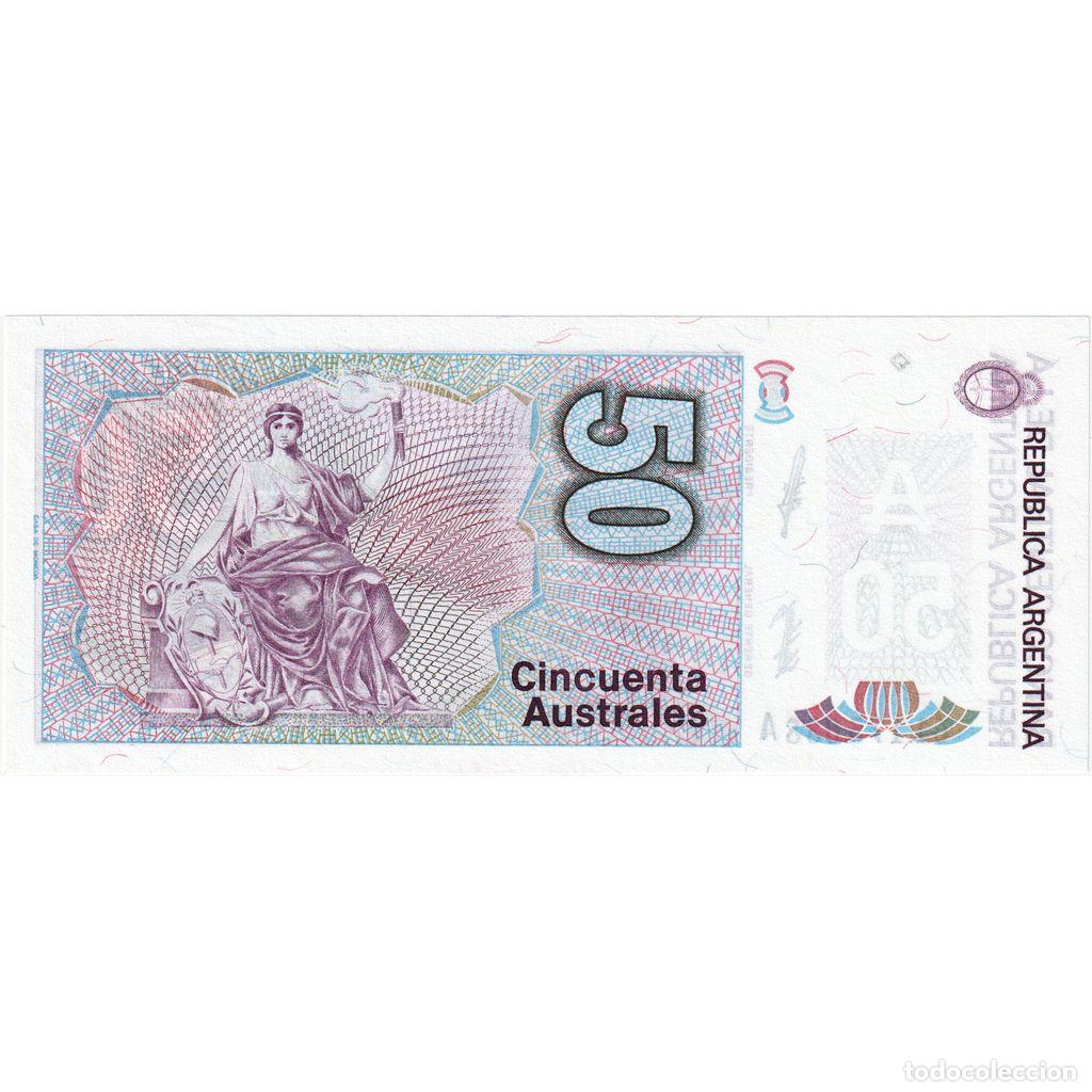 Billetes extranjeros: [#335233] Argentina, 50 Australes, UNC - Foto 2
