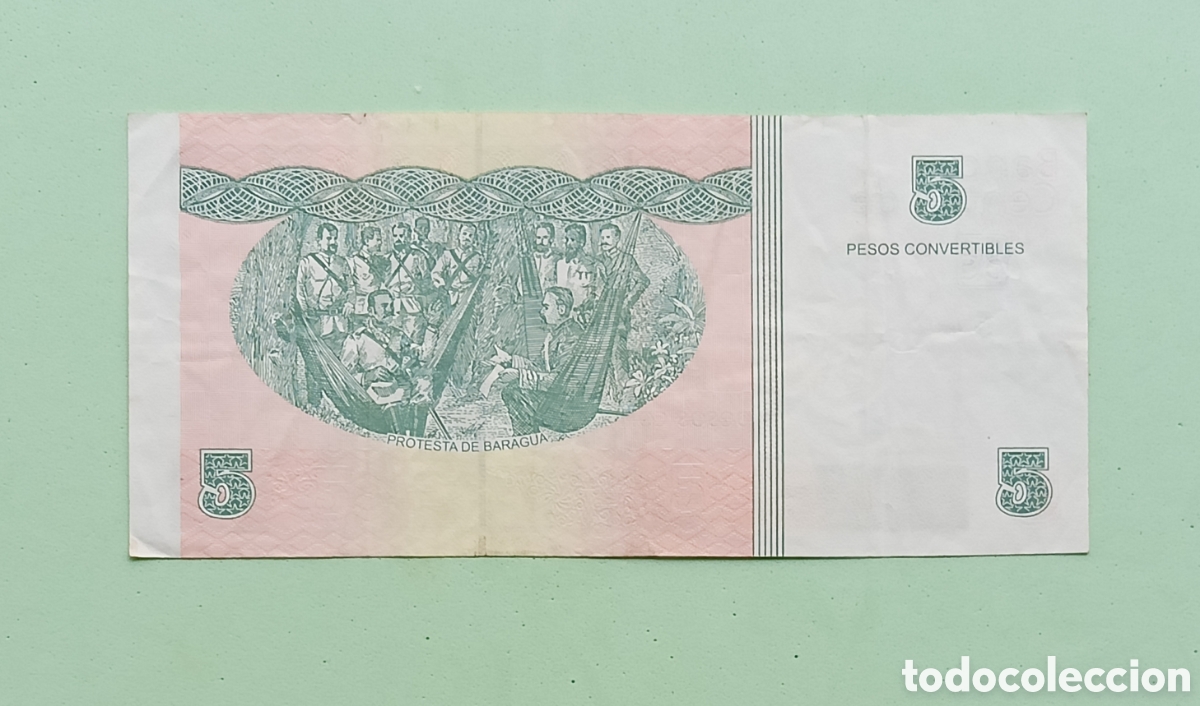 Billetes extranjeros: 5 CUC 2017. Cuba (Peso Convertible) - Foto 2