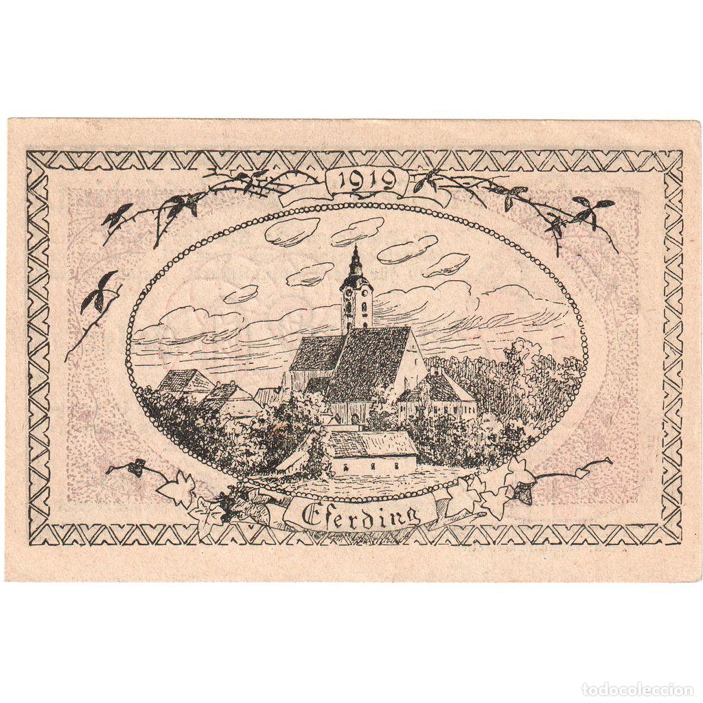 Billetes extranjeros: [#1241534] Austria, Eferding O.&Ouml;. Stadtgemeinde, 20 Heller, SC - Foto 2
