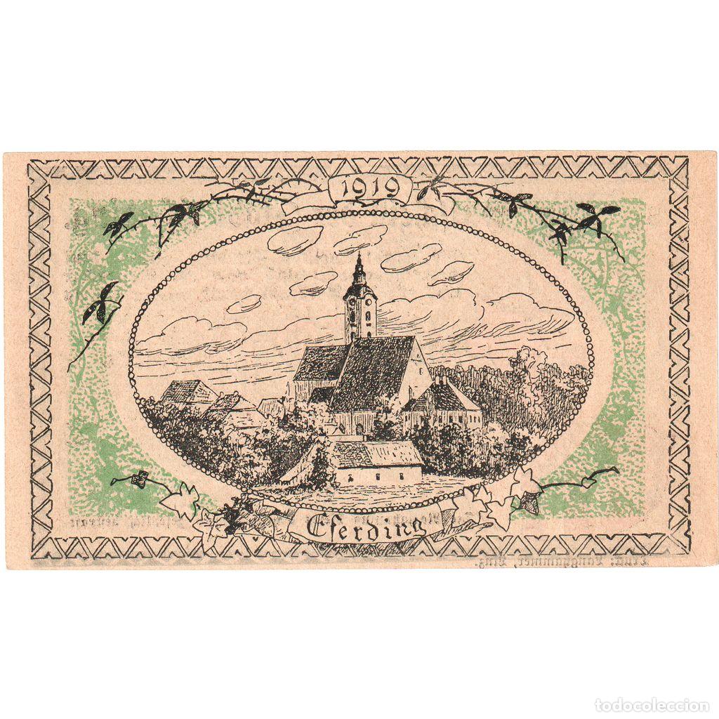 Billetes extranjeros: [#1241538] Austria, Eferding O.&Ouml;. Stadtgemeinde, 20 Heller, SC - Foto 2