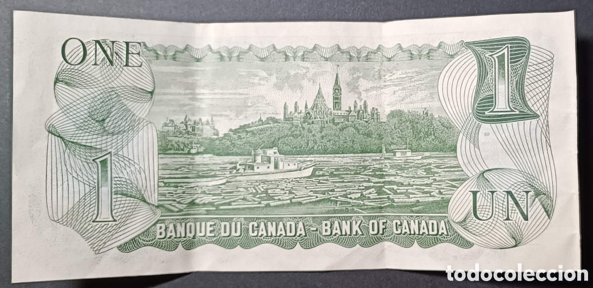 Billetes extranjeros: BILLETE - CANADA 1 DOLLAR 1973 - Foto 2