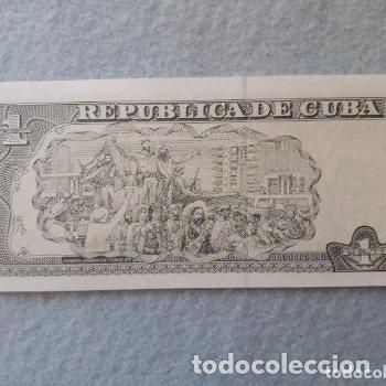 Billetes extranjeros: Cuba. 1 Peso. A&ntilde;o 2007. Sin Circular. - Foto 2