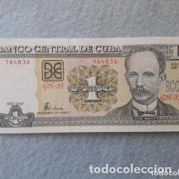 Billetes extranjeros: Cuba. 1 Peso. A&ntilde;o 2007. Sin Circular. - Foto 1