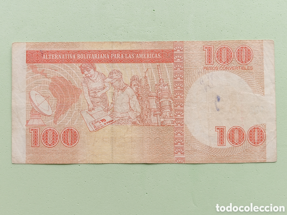 Billetes extranjeros: 100 CUC (Pesos Convertibles) 2006 - Foto 2