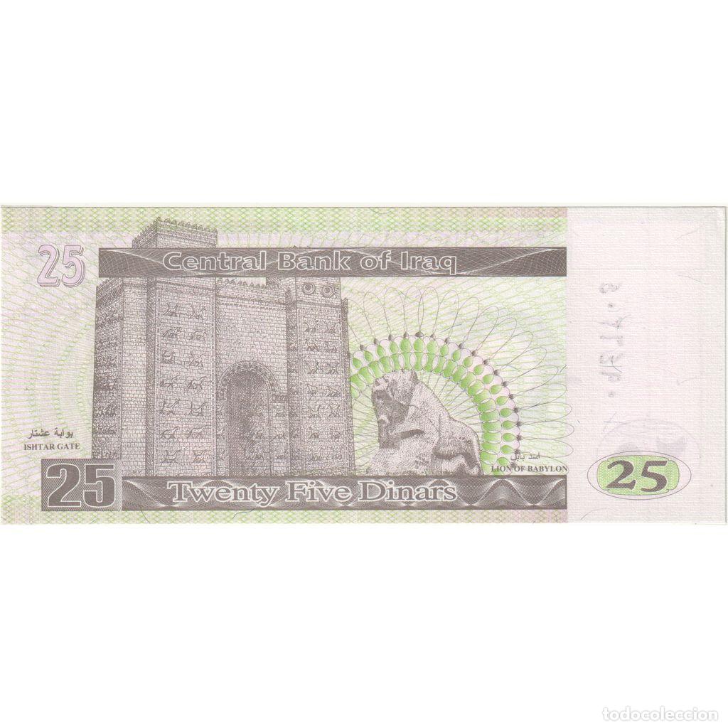 Billetes extranjeros: [#335341] Iraq, 25 Dinars, MBC+ - Foto 2