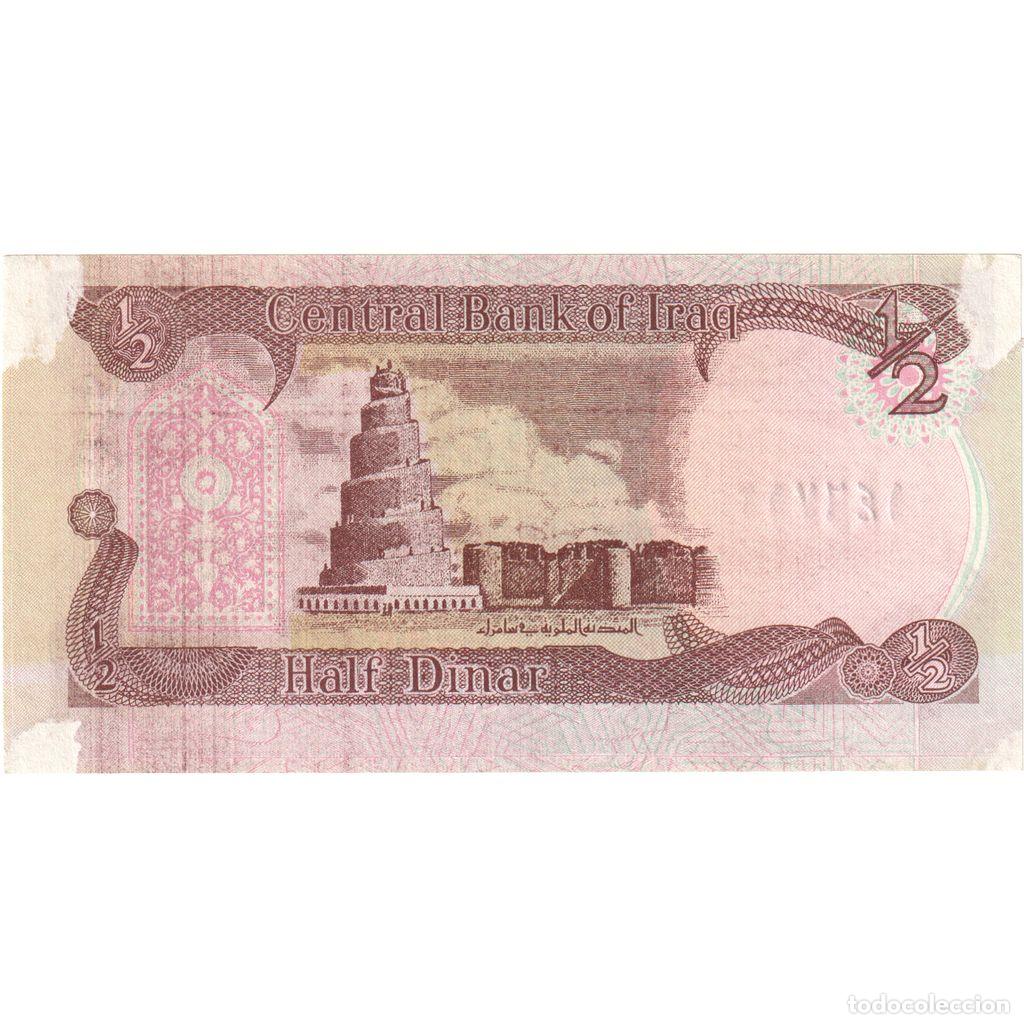 Billetes extranjeros: [#335344] Iraq, 1/2 Dinar, MBC - Foto 2