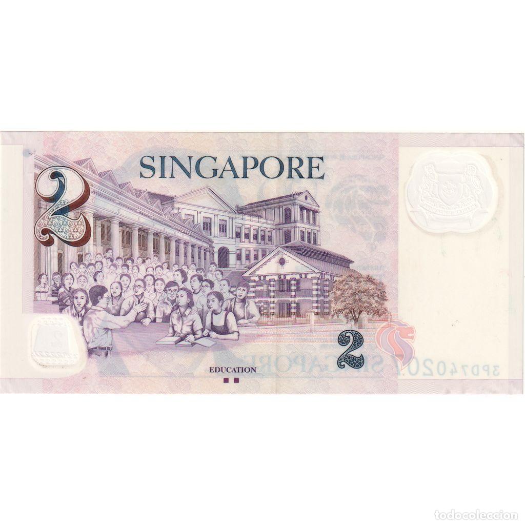 Billetes extranjeros: [#335387] Singapur, 2 Dollars, MBC - Foto 2