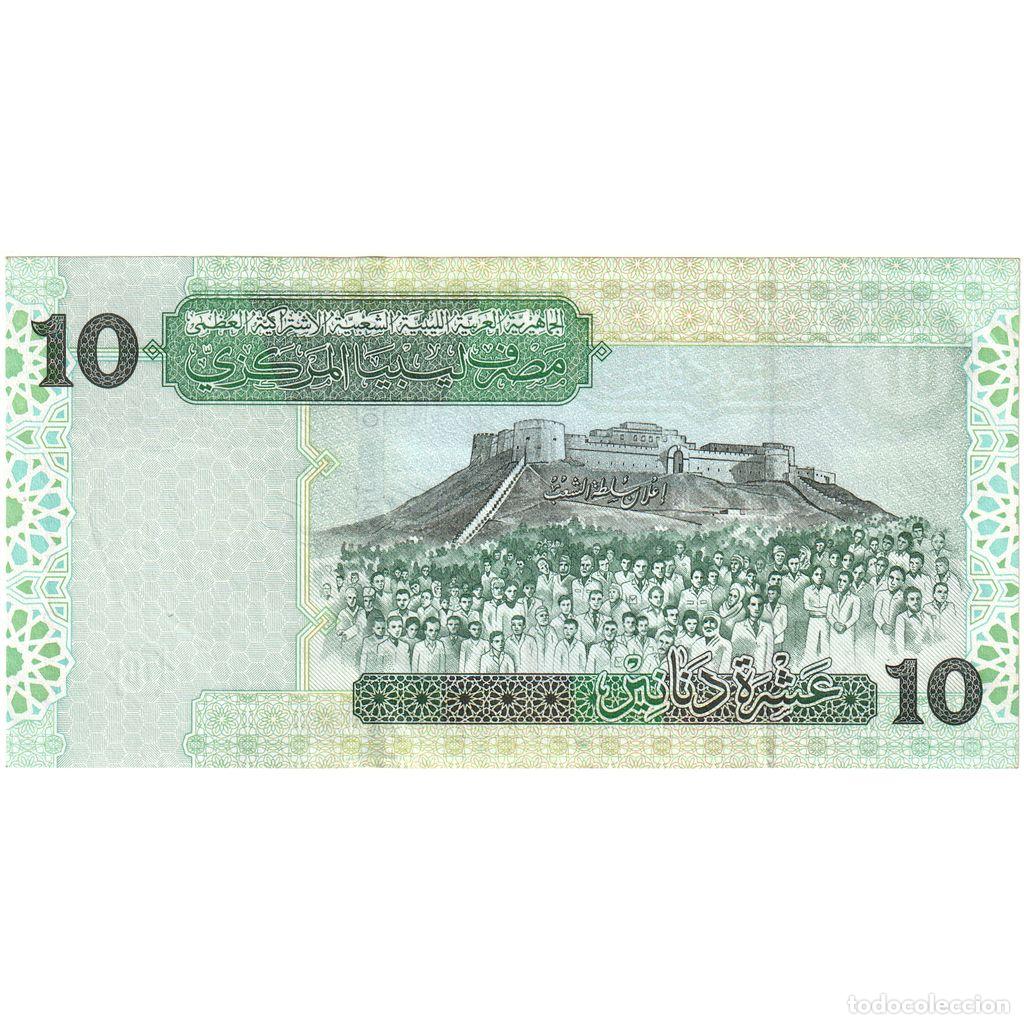 Billetes extranjeros: [#335393] Libia, 10 Dinars, UNC - Foto 2
