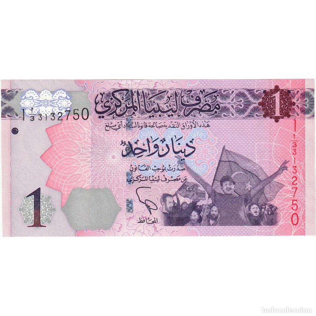 Billetes extranjeros: [#335394] Libia, 1 Dinar, UNC - Foto 1