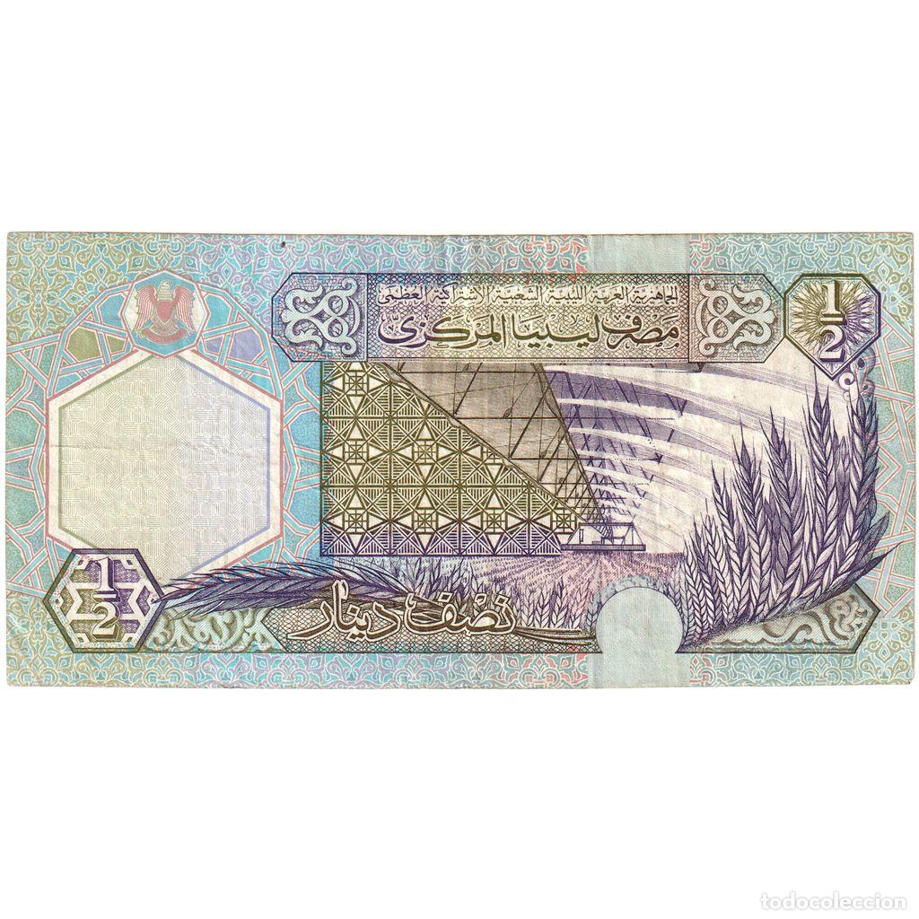 Billetes extranjeros: [#335396] Libia, 1/2 Dinar, MBC - Foto 2