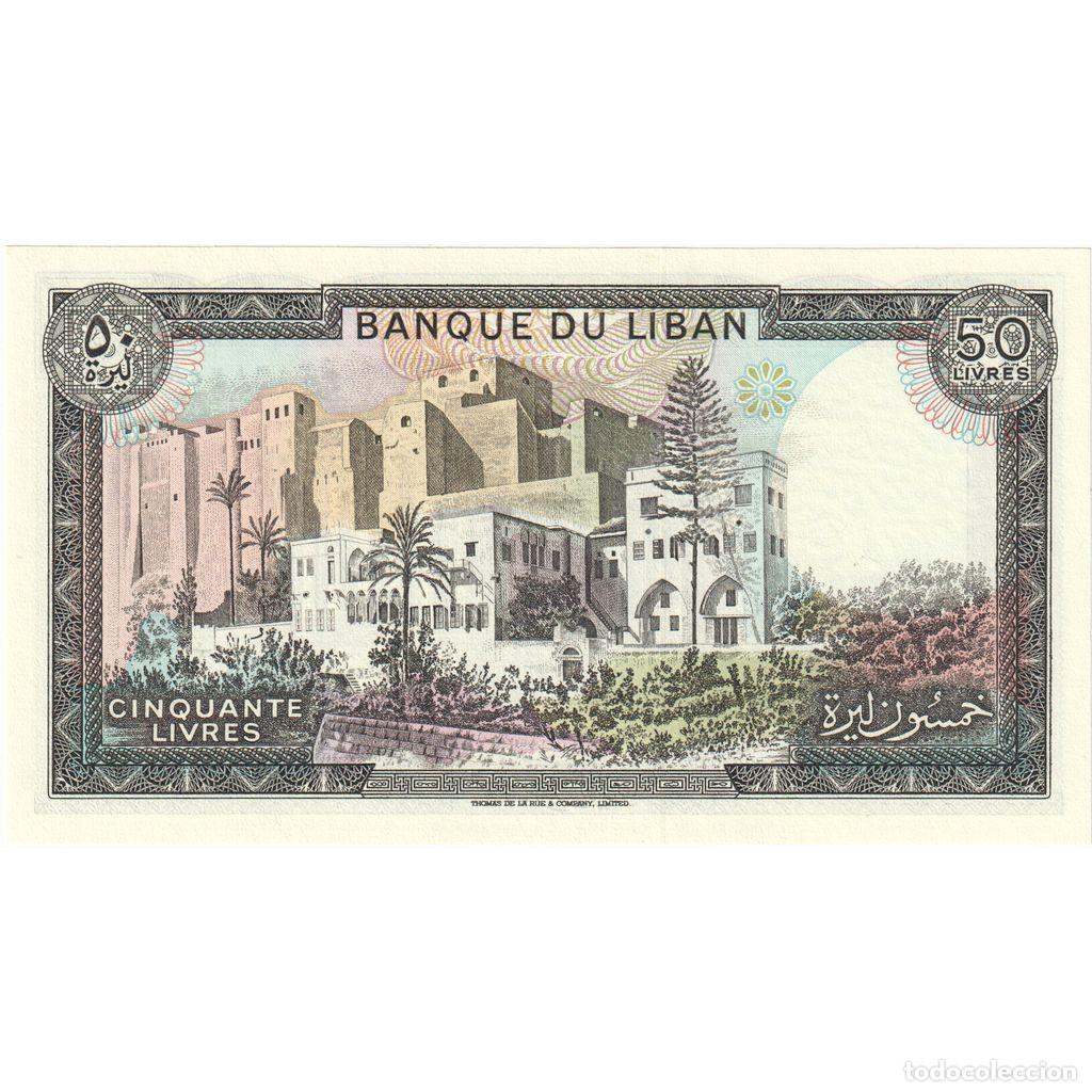 Billetes extranjeros: [#335399] L&iacute;bano, 50 Livres, UNC - Foto 2