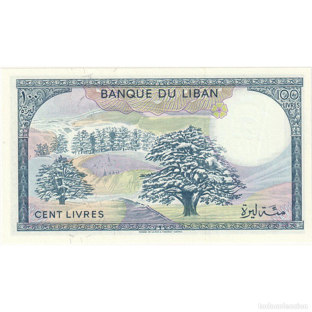 Billetes extranjeros: [#335400] L&iacute;bano, 100 Livres, UNC - Foto 2