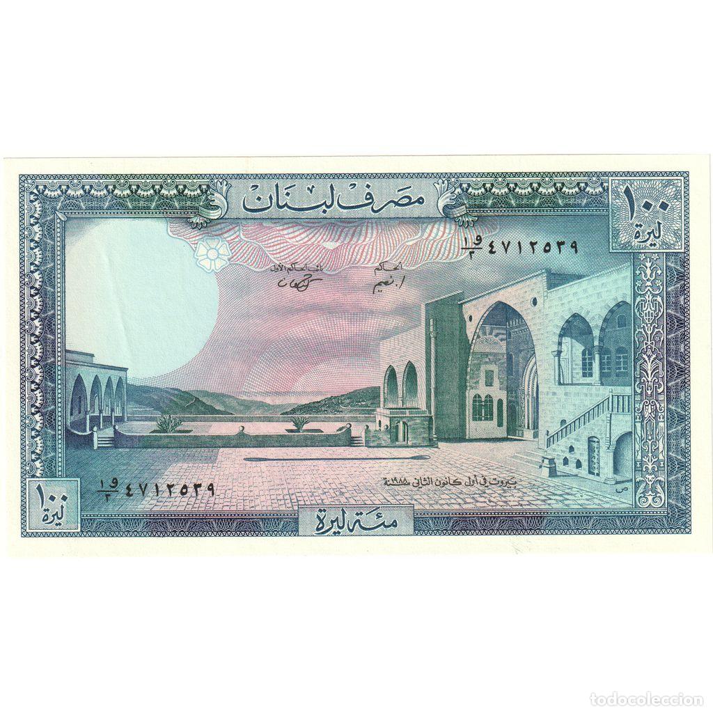 Billetes extranjeros: [#335400] L&iacute;bano, 100 Livres, UNC - Foto 1