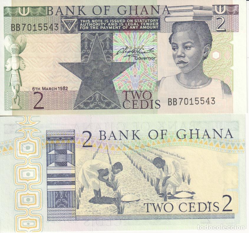 Billetes extranjeros: Ghana 2 cedis Pick 18 d SC/UNC - Foto 1