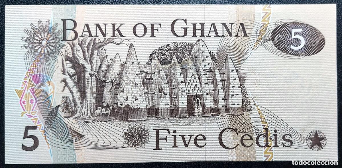 Billetes extranjeros: GHANA 5 Cedis 1977 Pick.15b (S/C) - Foto 2